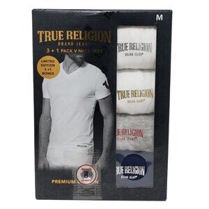 True Religion V-neck Tees 3+1 Limited Edition